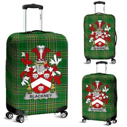 Irish Blackney Coat of Arms Family Crest Ireland Luggage Cover Irish National Tartan Irish County Luggage Cover