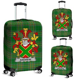 Irish Andrew Coat of Arms Family Crest Ireland Luggage Cover Irish National Tartan Irish County Luggage Cover