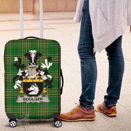 Irish Boulger or O'Bolger Coat of Arms Family Crest Ireland Luggage Cover Irish National Tartan Irish County Luggage Cover