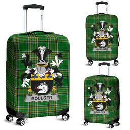 Irish Boulger or O'Bolger Coat of Arms Family Crest Ireland Luggage Cover Irish National Tartan Irish County Luggage Cover
