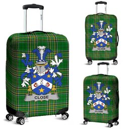 Irish Close Coat of Arms Family Crest Ireland Luggage Cover Irish National Tartan Irish County Luggage Cover