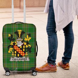 Irish Callander Coat of Arms Family Crest Ireland Luggage Cover Irish National Tartan Irish County Luggage Cover