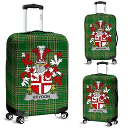 Irish Heydon Coat of Arms Family Crest Ireland Luggage Cover Irish National Tartan Irish County Luggage Cover