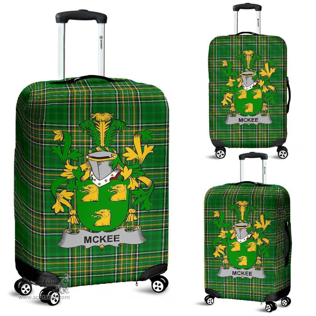 Irish Kee or McKee Coat of Arms Family Crest Ireland Luggage Cover Irish National Tartan Irish County Luggage Cover