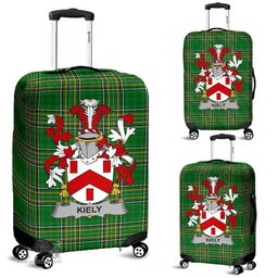 Irish Kiely Coat of Arms Family Crest Ireland Luggage Cover Irish National Tartan Irish County Luggage Cover
