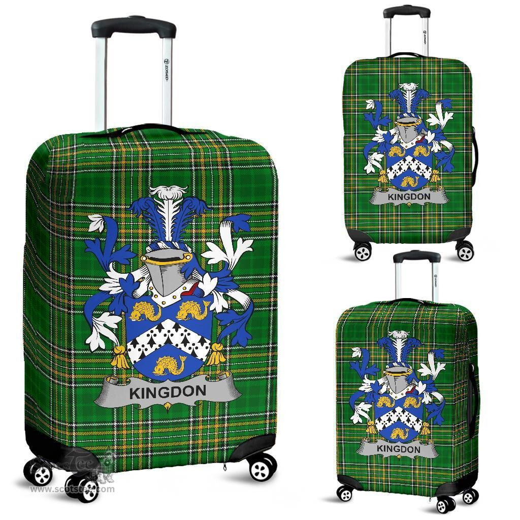 Irish Kingdon Coat of Arms Family Crest Ireland Luggage Cover Irish National Tartan Irish County Luggage Cover