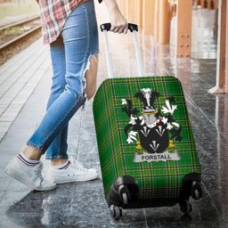 Irish Forstall Coat of Arms Family Crest Ireland Luggage Cover Irish National Tartan Irish County Luggage Cover