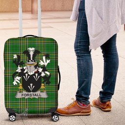 Irish Forstall Coat of Arms Family Crest Ireland Luggage Cover Irish National Tartan Irish County Luggage Cover
