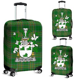Irish Fitz-Allen Coat of Arms Family Crest Ireland Luggage Cover Irish National Tartan Irish County Luggage Cover