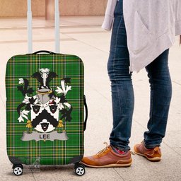 Irish Lee or O'Lee Coat of Arms Family Crest Ireland Luggage Cover Irish National Tartan Irish County Luggage Cover