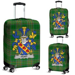 Irish Hunt Coat of Arms Family Crest Ireland Luggage Cover Irish National Tartan Irish County Luggage Cover