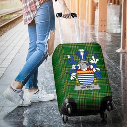 Irish Hayden or O'Hayden Coat of Arms Family Crest Ireland Luggage Cover Irish National Tartan Irish County Luggage Cover