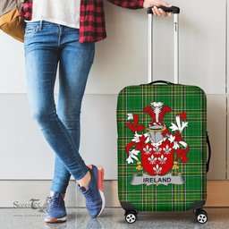 Irish Family Crest Ireland Coat of Arms Family Crest Ireland Luggage Cover Irish National Tartan Irish County Luggage Cover