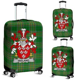 Irish Family Crest Ireland Coat of Arms Family Crest Ireland Luggage Cover Irish National Tartan Irish County Luggage Cover