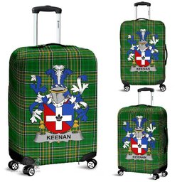 Irish Keenan or O'Kinahan Coat of Arms Family Crest Ireland Luggage Cover Irish National Tartan Irish County Luggage Cover