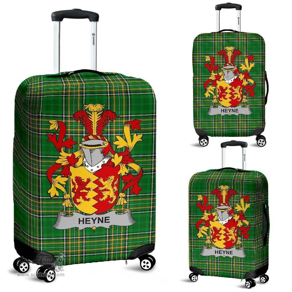 Irish Heyne or O'Heyne Coat of Arms Family Crest Ireland Luggage Cover Irish National Tartan Irish County Luggage Cover