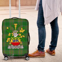 Irish Heffernan or O'Heffernan Coat of Arms Family Crest Ireland Luggage Cover Irish National Tartan Irish County Luggage Cover