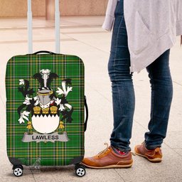 Irish Lawless Coat of Arms Family Crest Ireland Luggage Cover Irish National Tartan Irish County Luggage Cover