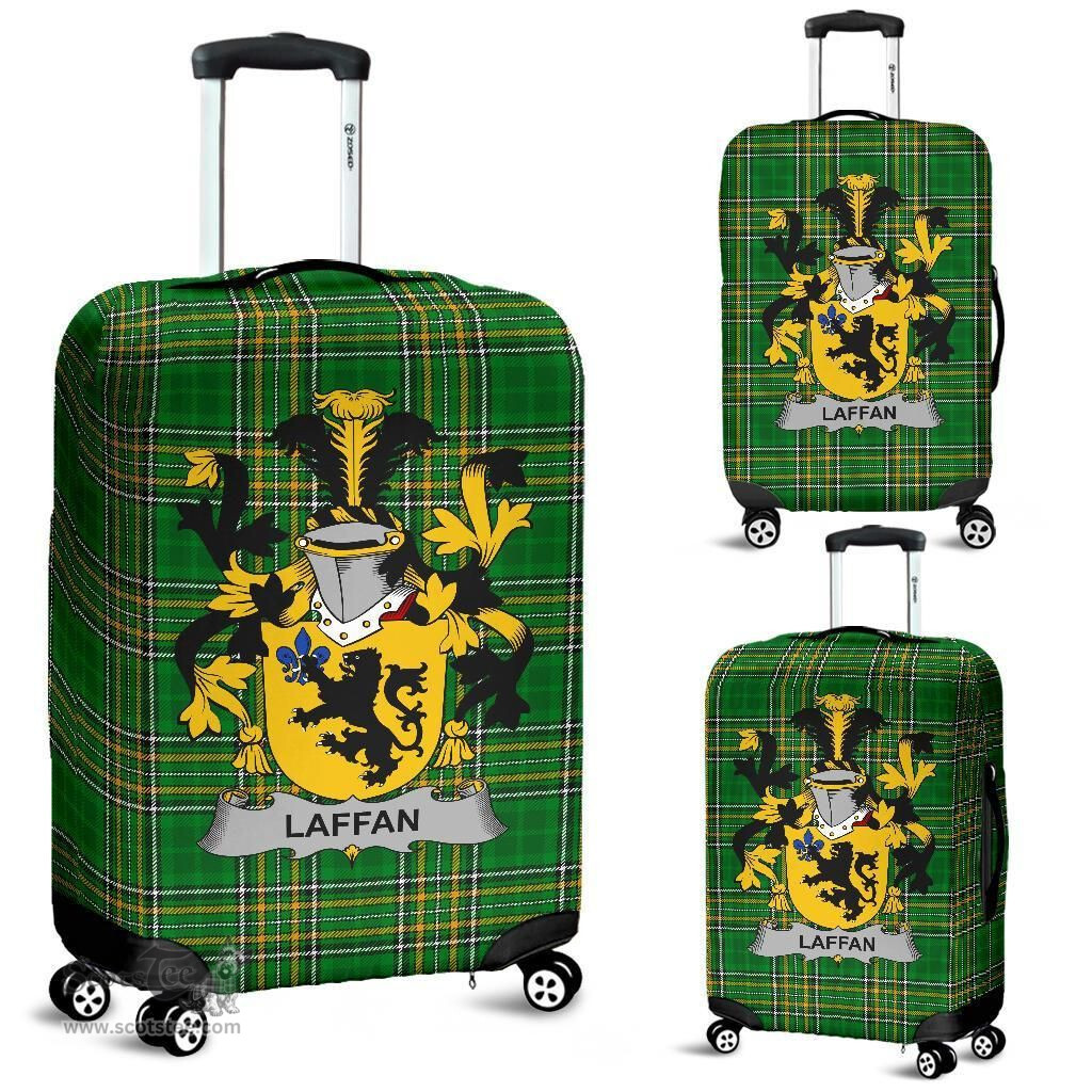 Irish Laffan Coat of Arms Family Crest Ireland Luggage Cover Irish National Tartan Irish County Luggage Cover