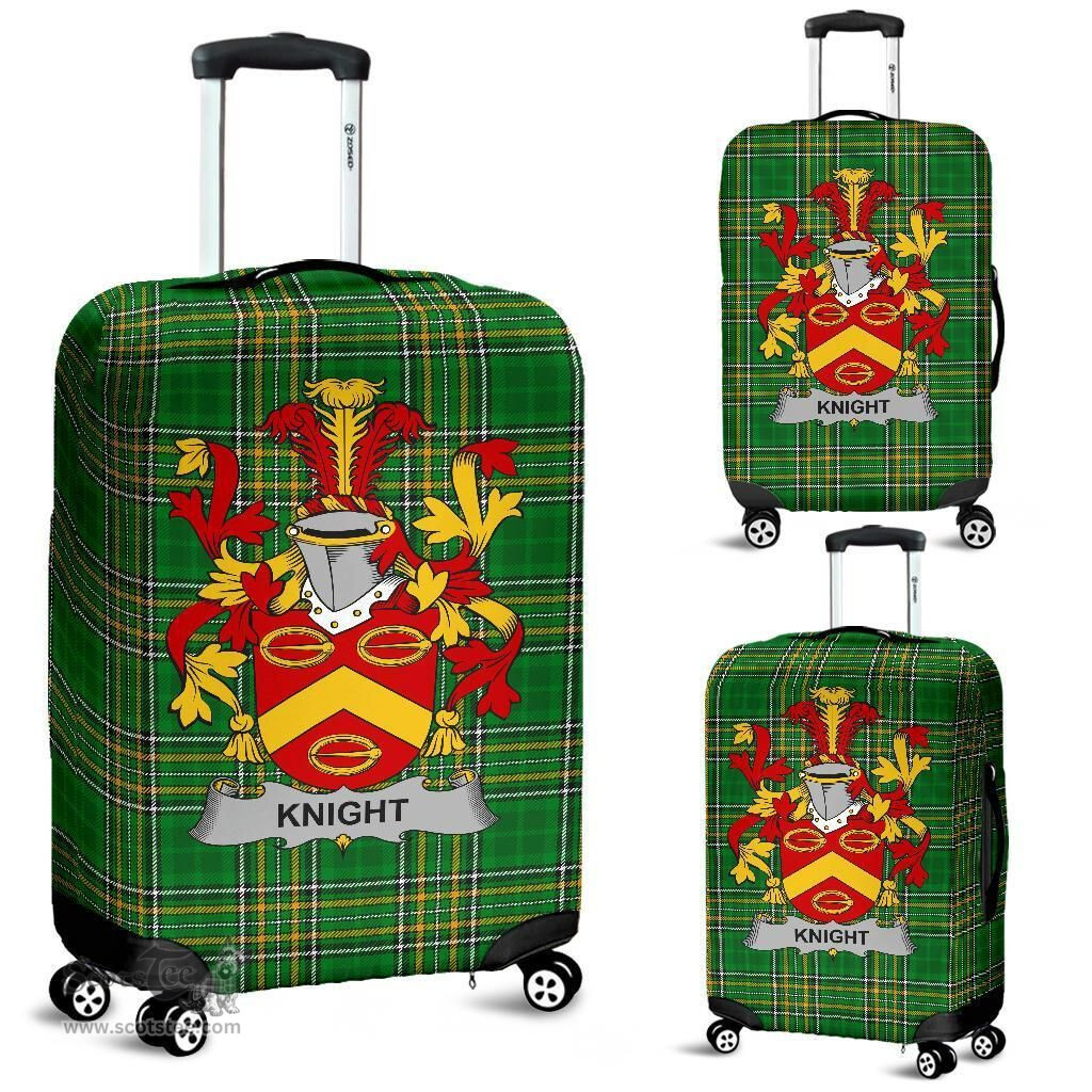 Irish Knight Coat of Arms Family Crest Ireland Luggage Cover Irish National Tartan Irish County Luggage Cover