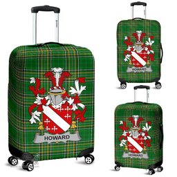Irish Howard Coat of Arms Family Crest Ireland Luggage Cover Irish National Tartan Irish County Luggage Cover