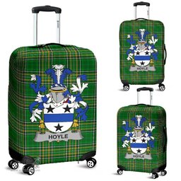 Irish Hoyle or McIlhoyle Coat of Arms Family Crest Ireland Luggage Cover Irish National Tartan Irish County Luggage Cover