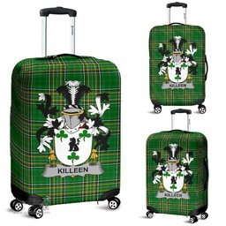 Irish Killeen or O'Killeen Coat of Arms Family Crest Ireland Luggage Cover Irish National Tartan Irish County Luggage Cover