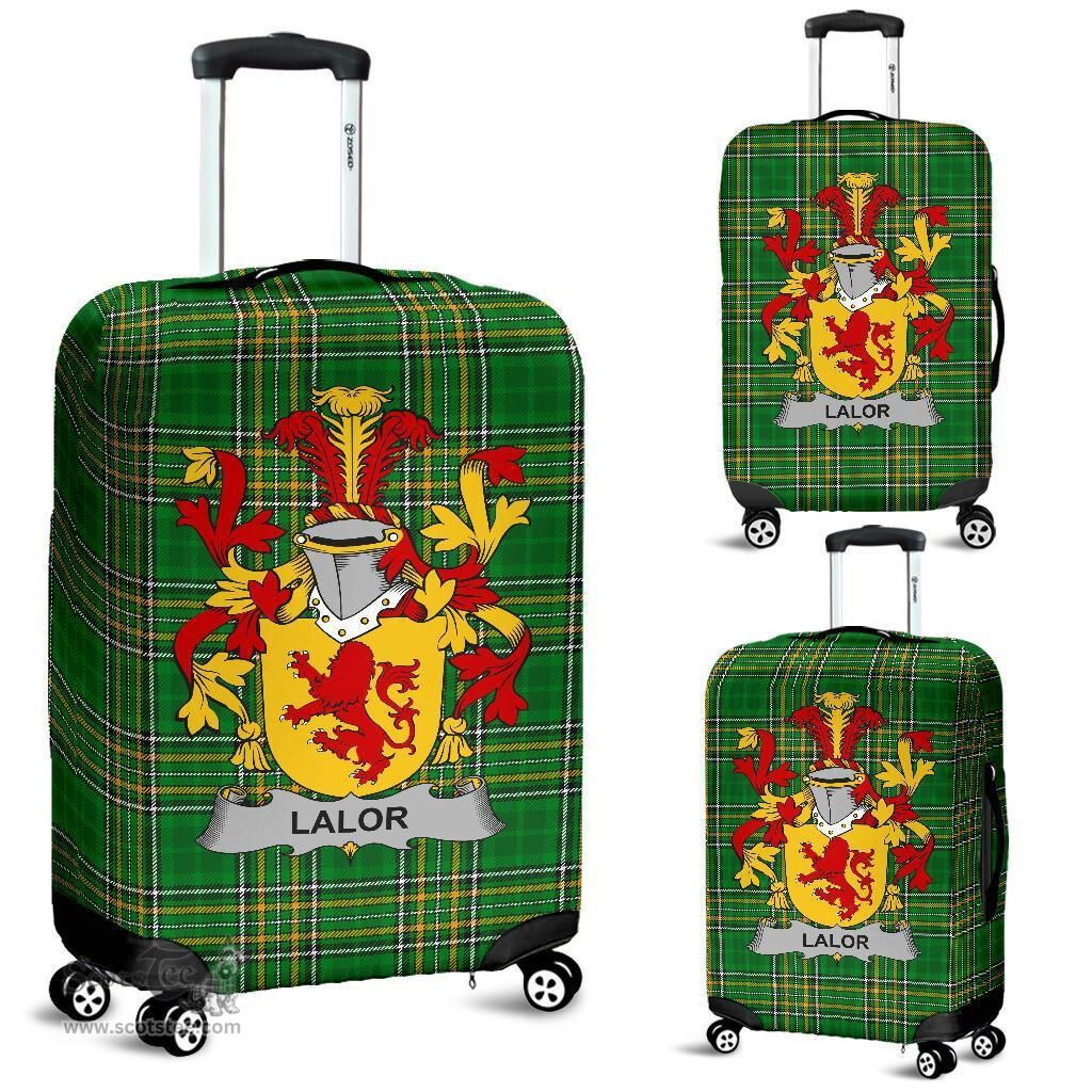 Irish Lalor or O'Lawlor Coat of Arms Family Crest Ireland Luggage Cover Irish National Tartan Irish County Luggage Cover