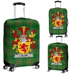 Irish Lalor or O'Lawlor Coat of Arms Family Crest Ireland Luggage Cover Irish National Tartan Irish County Luggage Cover