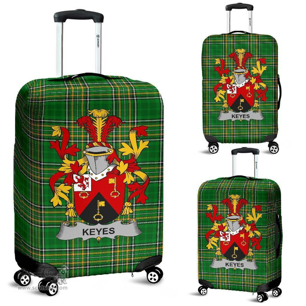 Irish Keyes Coat of Arms Family Crest Ireland Luggage Cover Irish National Tartan Irish County Luggage Cover