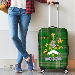Irish Kildahl Coat of Arms Family Crest Ireland Luggage Cover Irish National Tartan Irish County Luggage Cover