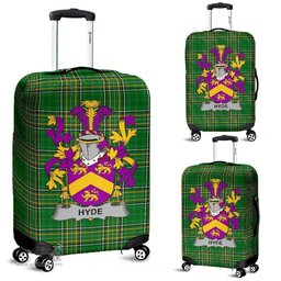 Irish Hyde Coat of Arms Family Crest Ireland Luggage Cover Irish National Tartan Irish County Luggage Cover