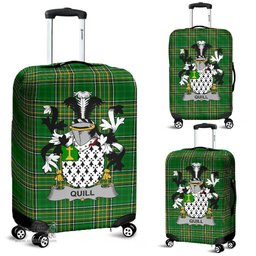 Irish Quill Coat of Arms Family Crest Ireland Luggage Cover Irish National Tartan Irish County Luggage Cover