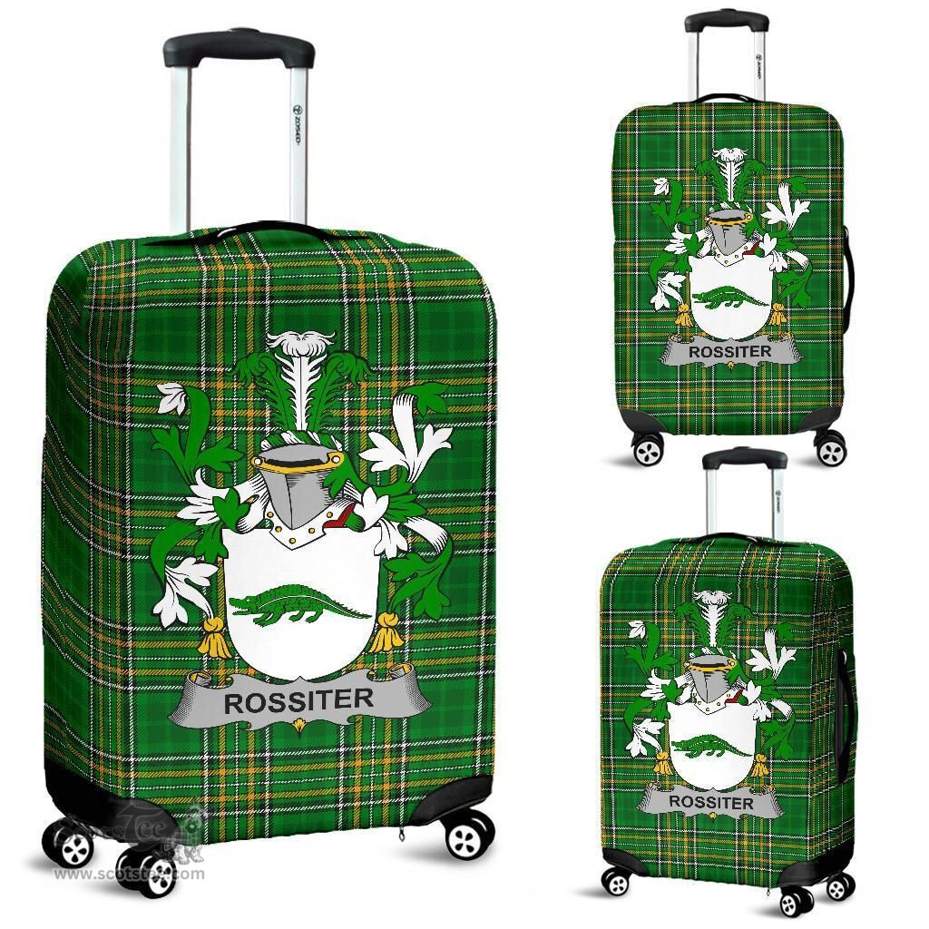 Irish Rossiter Coat of Arms Family Crest Ireland Luggage Cover Irish National Tartan Irish County Luggage Cover