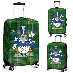 Irish Sheppard Coat of Arms Family Crest Ireland Luggage Cover Irish National Tartan Irish County Luggage Cover