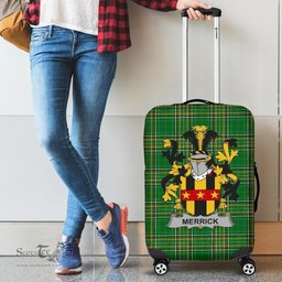 Irish Merrick or Meyrick Coat of Arms Family Crest Ireland Luggage Cover Irish National Tartan Irish County Luggage Cover
