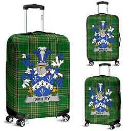 Irish Smiley or Smyly Coat of Arms Family Crest Ireland Luggage Cover Irish National Tartan Irish County Luggage Cover