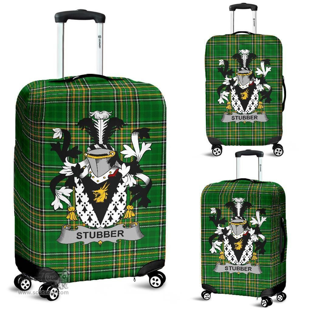 Irish Stubber Coat of Arms Family Crest Ireland Luggage Cover Irish National Tartan Irish County Luggage Cover