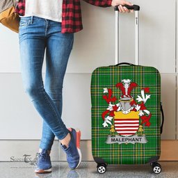 Irish Malaphant Coat of Arms Family Crest Ireland Luggage Cover Irish National Tartan Irish County Luggage Cover