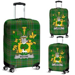 Irish Rothe Coat of Arms Family Crest Ireland Luggage Cover Irish National Tartan Irish County Luggage Cover