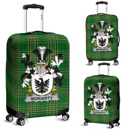 Irish Moriarty or O'Moriarty Coat of Arms Family Crest Ireland Luggage Cover Irish National Tartan Irish County Luggage Cover