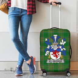 Irish St. George Coat of Arms Family Crest Ireland Luggage Cover Irish National Tartan Irish County Luggage Cover