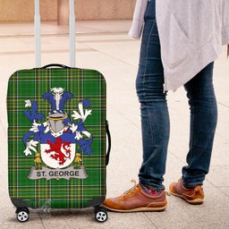 Irish St. George Coat of Arms Family Crest Ireland Luggage Cover Irish National Tartan Irish County Luggage Cover