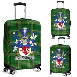 Irish St. George Coat of Arms Family Crest Ireland Luggage Cover Irish National Tartan Irish County Luggage Cover
