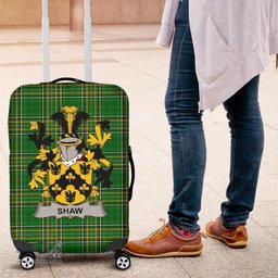 Irish Shaw Coat of Arms Family Crest Ireland Luggage Cover Irish National Tartan Irish County Luggage Cover