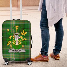 Irish Reilly or O'Reilly Coat of Arms Family Crest Ireland Luggage Cover Irish National Tartan Irish County Luggage Cover