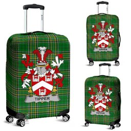 Irish Tipper Coat of Arms Family Crest Ireland Luggage Cover Irish National Tartan Irish County Luggage Cover