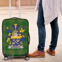 Irish Shinnick Coat of Arms Family Crest Ireland Luggage Cover Irish National Tartan Irish County Luggage Cover