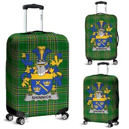 Irish Shinnick Coat of Arms Family Crest Ireland Luggage Cover Irish National Tartan Irish County Luggage Cover
