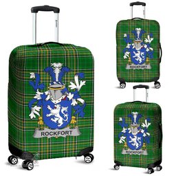 Irish Rockfort Coat of Arms Family Crest Ireland Luggage Cover Irish National Tartan Irish County Luggage Cover